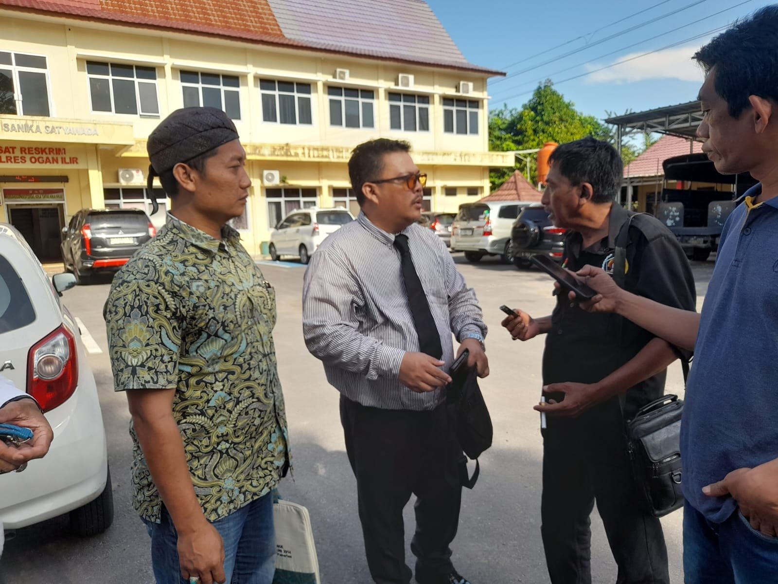 Sengketa Tanah Milik Warga Desa Tanjung Dayang Selatan Sampai ke Polres Ogan Ilir.