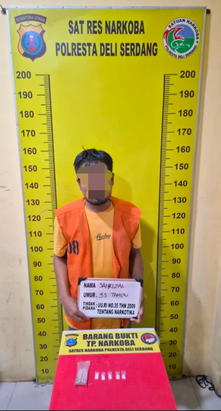 Jual Sabu, Warga Pantai Labu Diamankan Polisi
