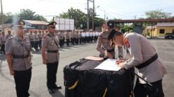 Kapolresta Deli Serdang Pimpin Sertijab Kasat Reskrim dan Dua Kapolsek Jajaran