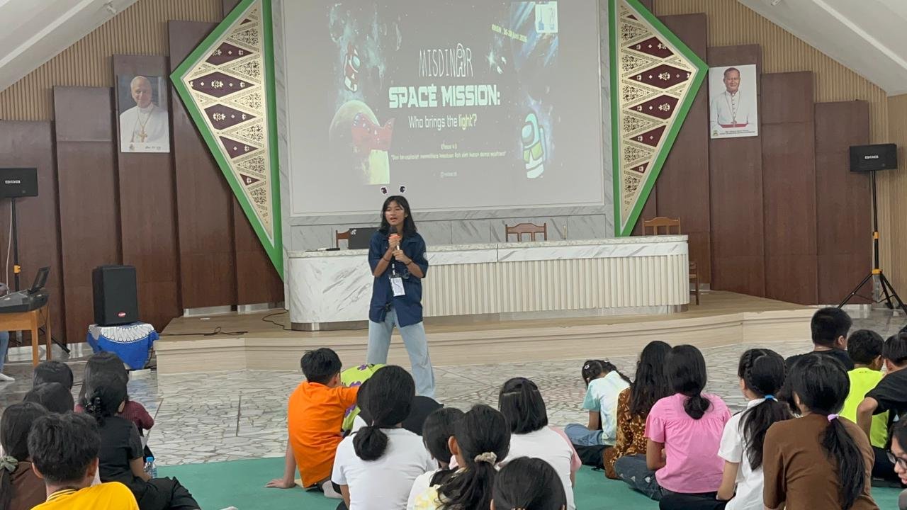 Kobarkan Lagi Semangat Pelayanan yang Redup, Misdinar St. Yoseph Palembang Gelar Makrab ‘Space Mission’