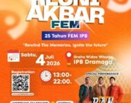 Ribuan Alumni FEM IPB Akan Berkumpul dalam Reuni Akbar 2026, Hadirkan Forum Inspiratif hingga Penampilan RAN
