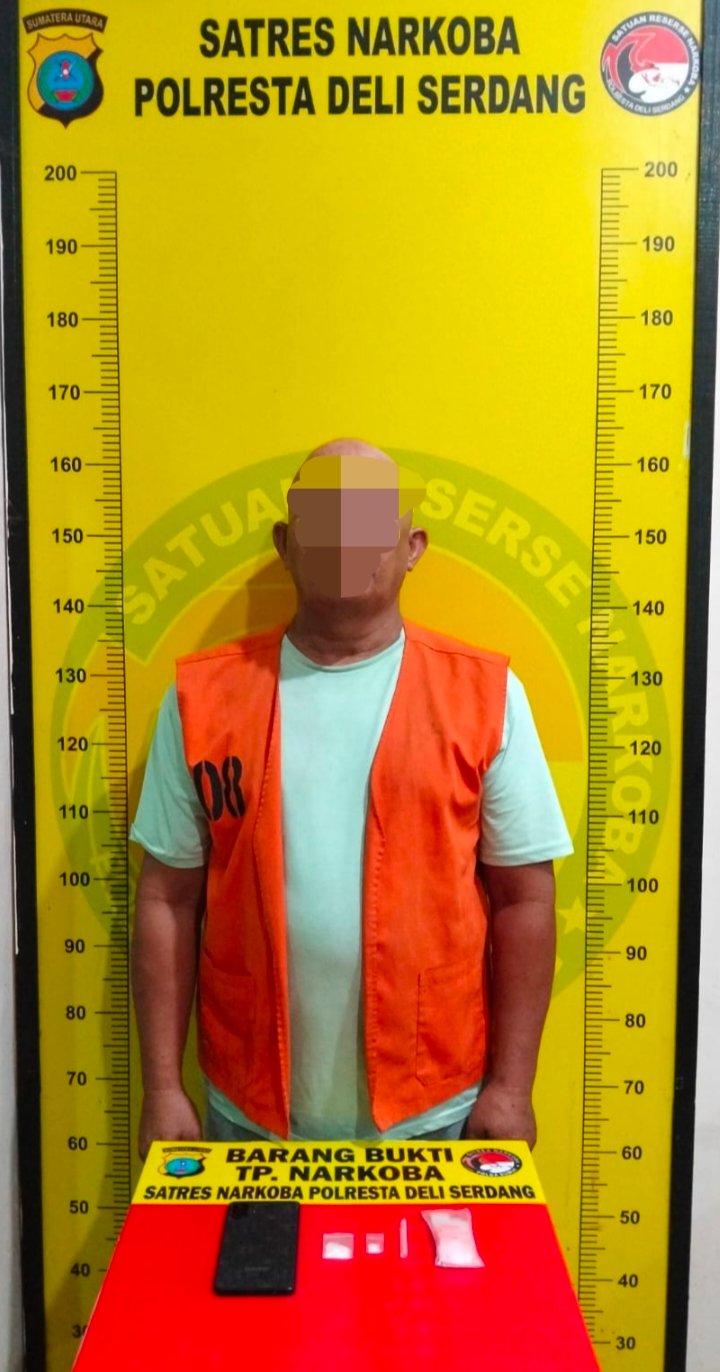 Jual Sabu, Pelaku Diamankan Satres Narkoba Polresta Deli Serdang