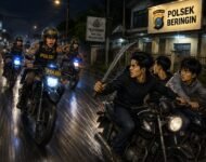 Polsek Beringin Amankan Tiga Geng Motor Bersenjata Tajam