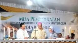 Perluas Misi di Indonesia, Uskup Agung Palembang Berkati Biara Inbo Kongregasi CCSS di Sukomoro Perluas Misi di Indonesia, Uskup Agung Palembang Berkati Biara Inbo Kongregasi CCSS di Sukomoro