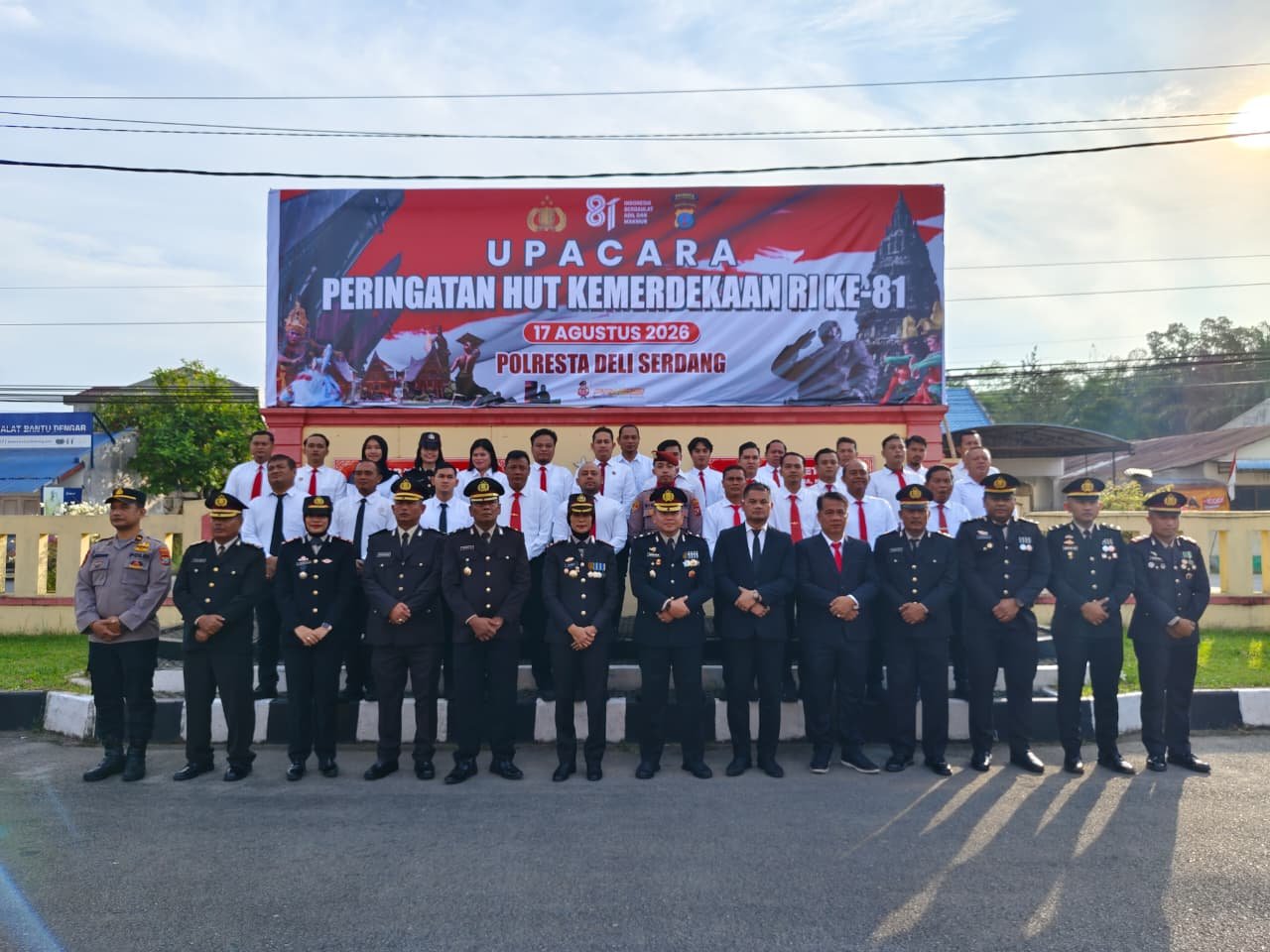 Polresta Deli Serdang Upacara HUT Kemerdekaan RI ke-81 Polresta Deli Serdang Upacara HUT Kemerdekaan RI ke-81
