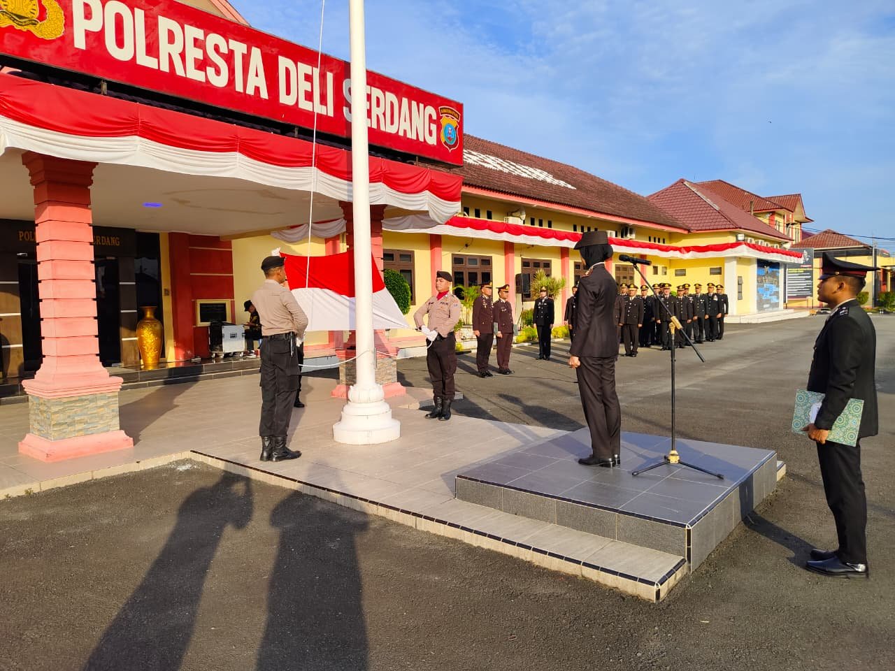Polresta Deli Serdang Upacara HUT Kemerdekaan RI ke-81 Polresta Deli Serdang Upacara HUT Kemerdekaan RI ke-81