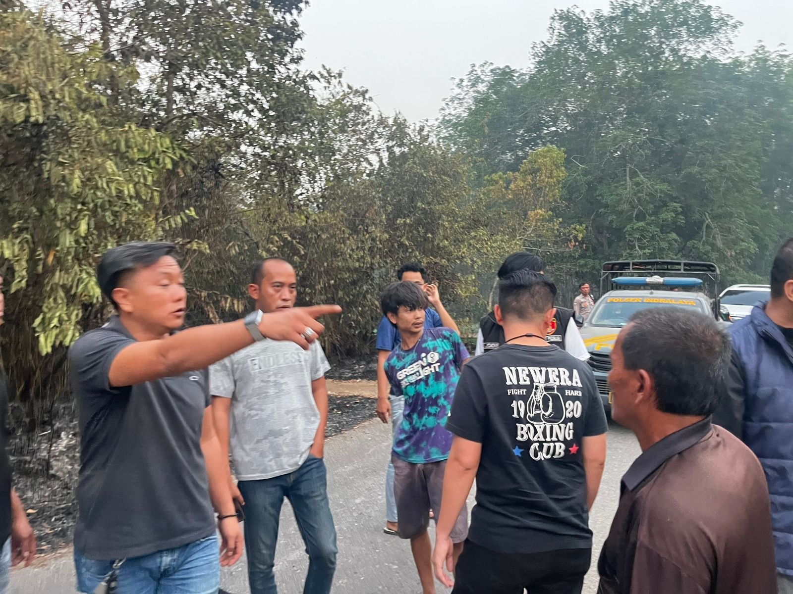 Gerak Cepat Polisi Ogan ilir Terduga Pelaku Pembakaran Lahan di Ulak Segelung Diamankan