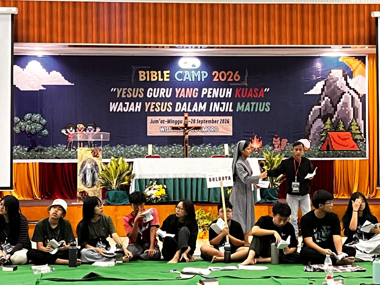 Respawn & Rebuild: 200 Remaja Paroki St. Yosep Palembang Olah Rohani dalam Bible Camp 2026