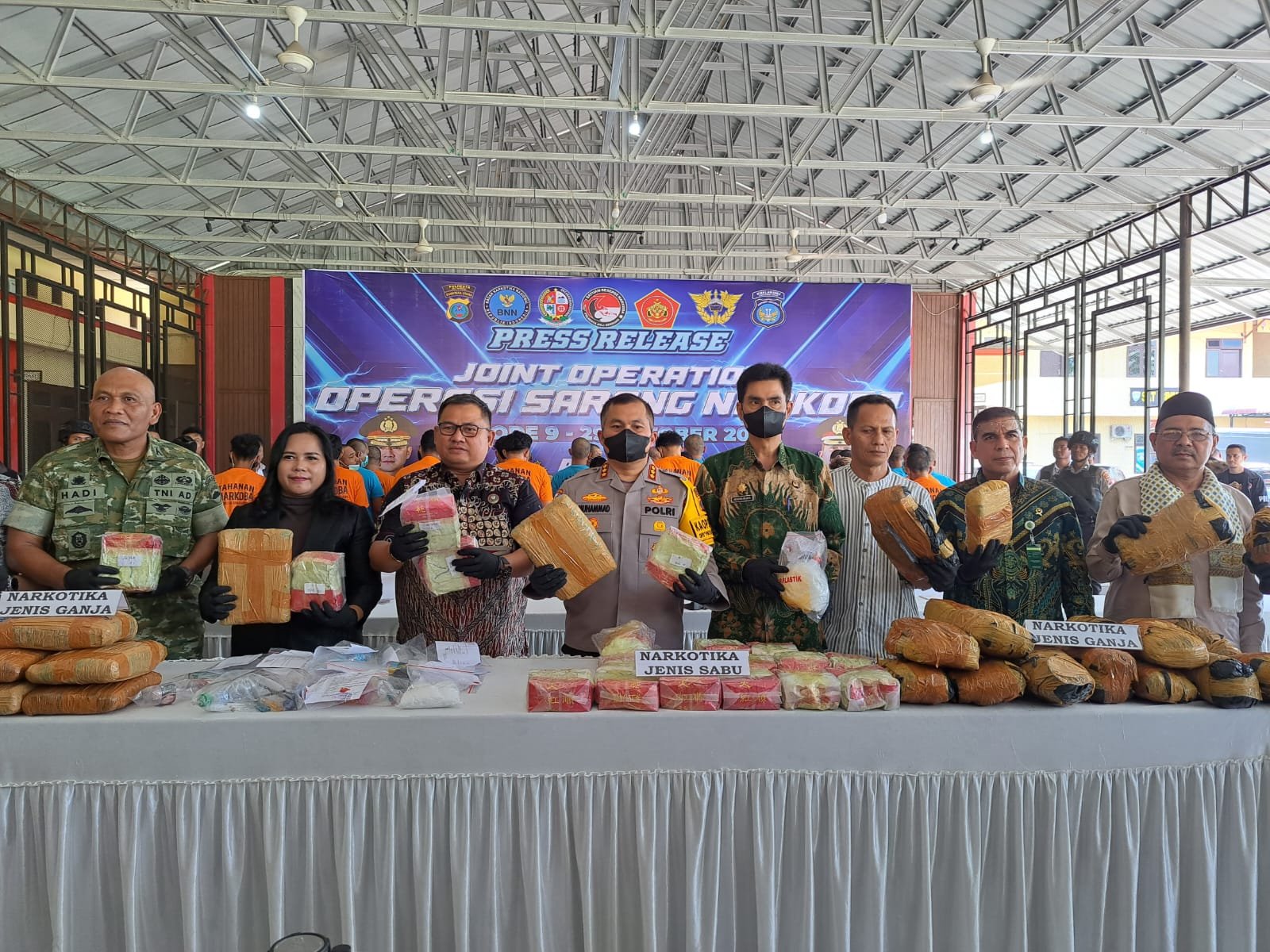 Operasi Sarang Narkoba, 12 Bandar, 9 Pengedar dan 36 Pengguna Diamankan Satres Narkoba Polresta Deli Serdang