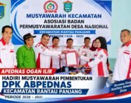 APEDNAS Ogan Ilir Hadiri Musyawarah Pembentukan DPK ABPEDNAS Kecamatan Rantau Panjang Periode 2026–2031