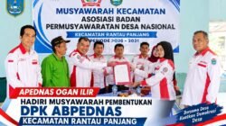 APEDNAS Ogan Ilir Hadiri Musyawarah Pembentukan DPK ABPEDNAS Kecamatan Rantau Panjang Periode 2026–2031