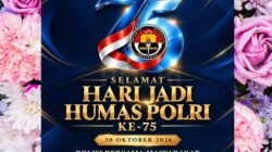 Pembina Yayasan Tarombo Dalihan Natolu R Wendeilyna Simarmata Ucapkan Selamat Hari Jadi Humas Polri ke-75: Saatnya Perkuat Kepercayaan Publik dan Transparansi