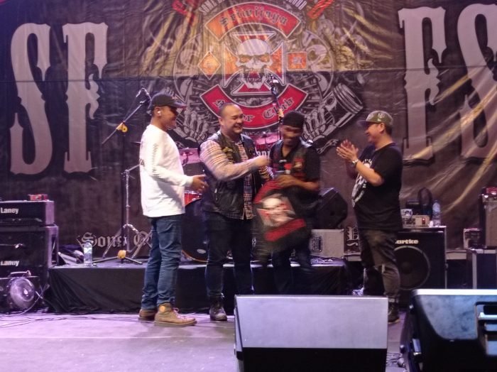 Danu Mirwando Raih Penghargaan Sebagai Angota Kehormatan Dari Sriwijaya Motor Club