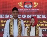 Didukung 4 Partai Reihana Dan Aryodhia Resmi Mendaftar Ke KPU Kota Bandar Lampung