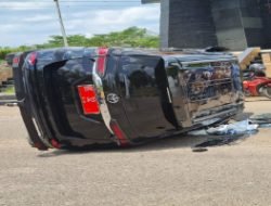 Breaking News : Terjadi Kecelakaan di Komplek Perkantoran  Banyuasin