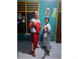 Justiar Noer Lumban Gaol Raih Juara 1 Kejuaraan Karate O2SN Mewakili SD HKBP