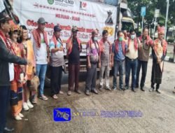 Ketua DPD FBBI Sumsel dan Perpulungan Sada Ukur Menyambut Warga Liang Melas Datas di Palembang