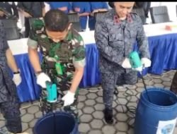 Sebanyak 4,9 Gram dan Narkotika 77 Gram di Musnahkan