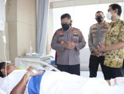 Iptu Lukas Marbun di jenguk Kapolda Metro jaya