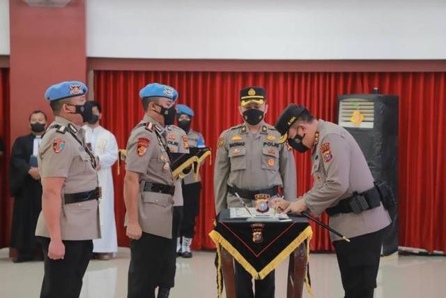 Kapolda Irjen Pol M Iqbal Pimpin Sertijab 4 Pejabat Utama dan 2 Kapolres Jajaran Polda Riau