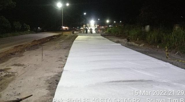 Dikerjakan dengan Skema KPBU, Progres Pemeliharan Jalintim Sumatera Mencapai 40,7 Persen