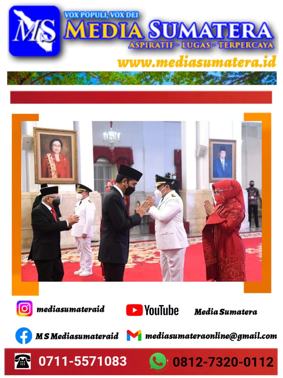 Presiden Joko Widodo Resmi Lantik Gubernur dan Wakil Gubernur Kalimantan Tengah Masa Jabatan 2021-2024 Presiden Joko Widodo Resmi Lantik Gubernur dan Wakil Gubernur Kalimantan Tengah Masa Jabatan 2021-2024