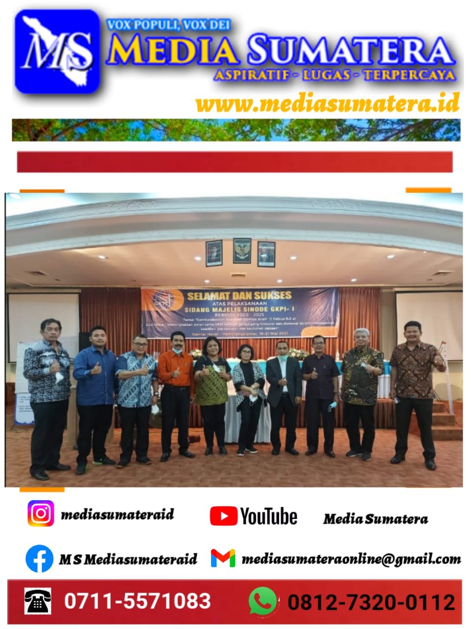 Disaksikan Sidang Majelis Sinode (SMS) I Bishop GKPI Pdt Abdul Hutauruk, MTh launching Renstra GKPI 2021-2025 Disaksikan Sidang Majelis Sinode (SMS) I Bishop GKPI Pdt Abdul Hutauruk, MTh launching Renstra GKPI 2021-2025