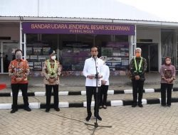 Presiden Harap Kehadiran Bandara Jenderal Besar Soedirman Tumbuhkan Ekonomi Daerah Sekitar