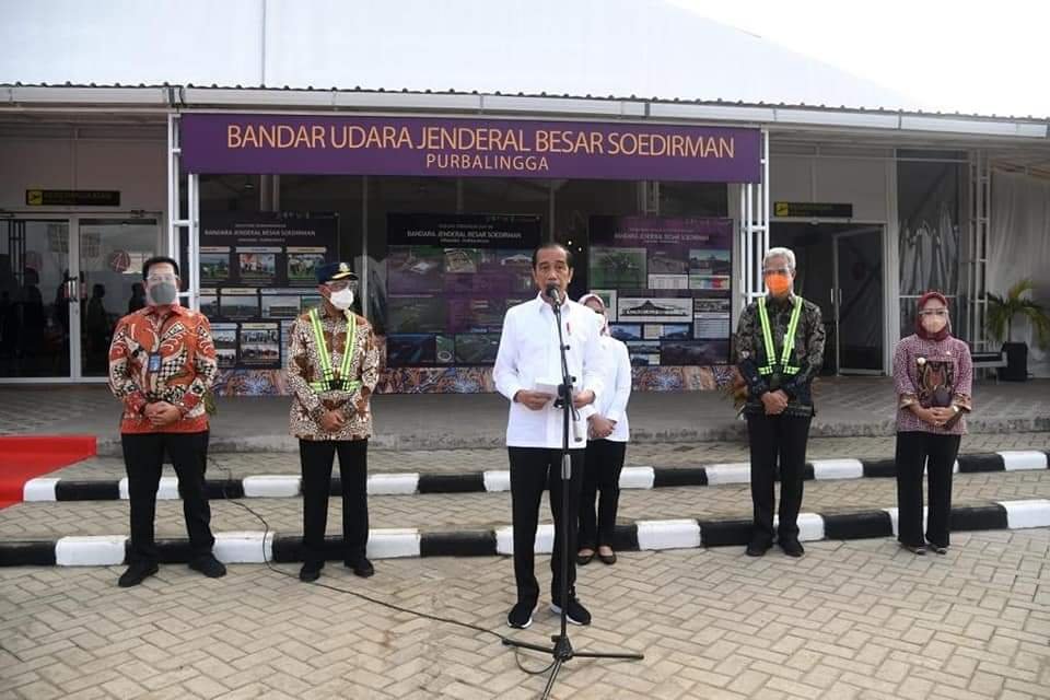 Presiden Harap Kehadiran Bandara Jenderal Besar Soedirman Tumbuhkan Ekonomi Daerah Sekitar Presiden Harap Kehadiran Bandara Jenderal Besar Soedirman Tumbuhkan Ekonomi Daerah Sekitar