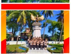 Menyambut Peringatan HUT Ke-75 Bhayangkara, Polresta Deli Serdang Ziarah ke Taman Makam Pahlawan