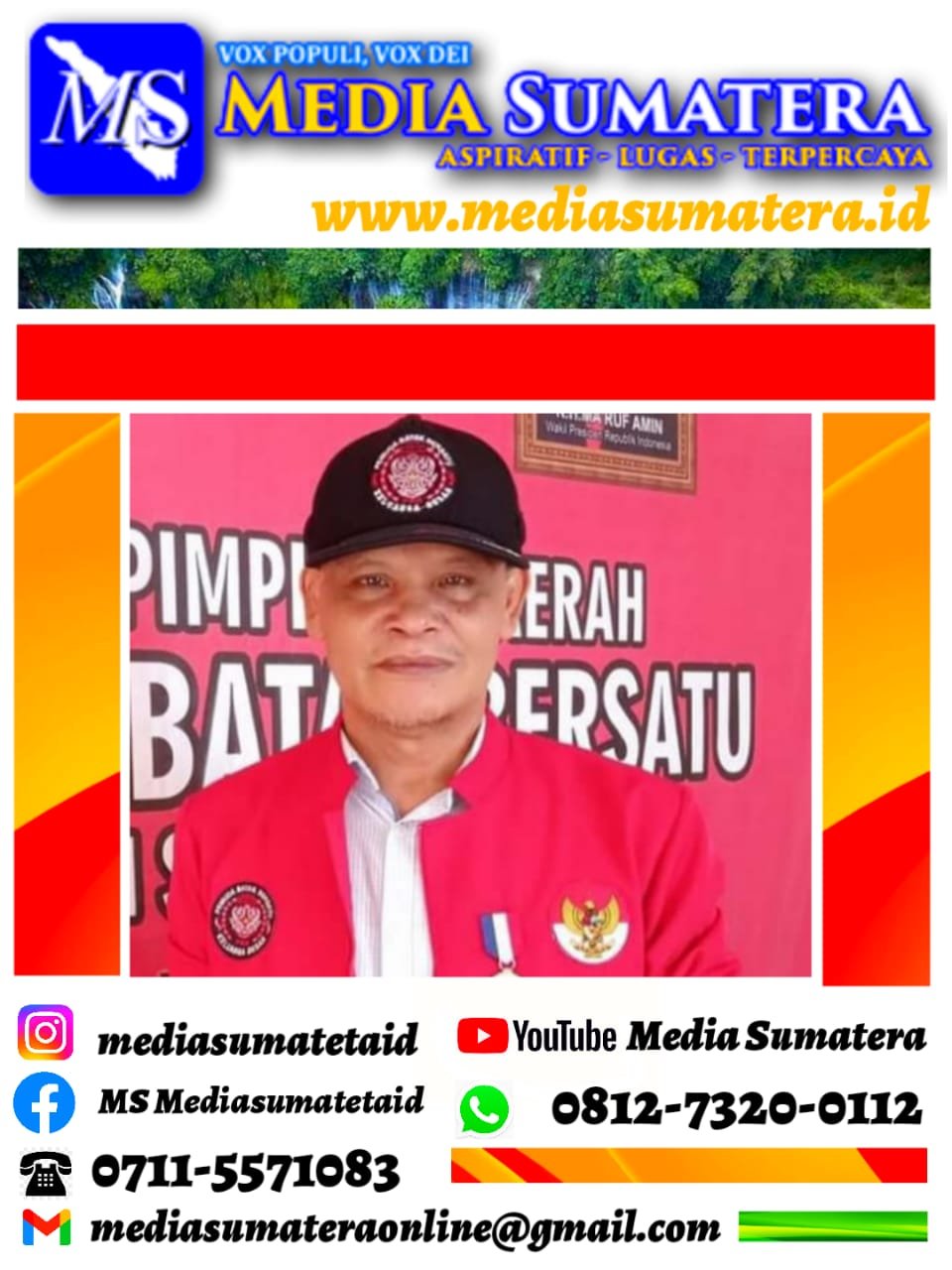Ketua DPD Pemuda Batak Bersatu Provinsi Sumsel Menyesalkan Pengerusakan Sekretariat Pemuda Batak Bersatu Oleh Anggota OKP Usai Geruduk RSUP Adam Malik