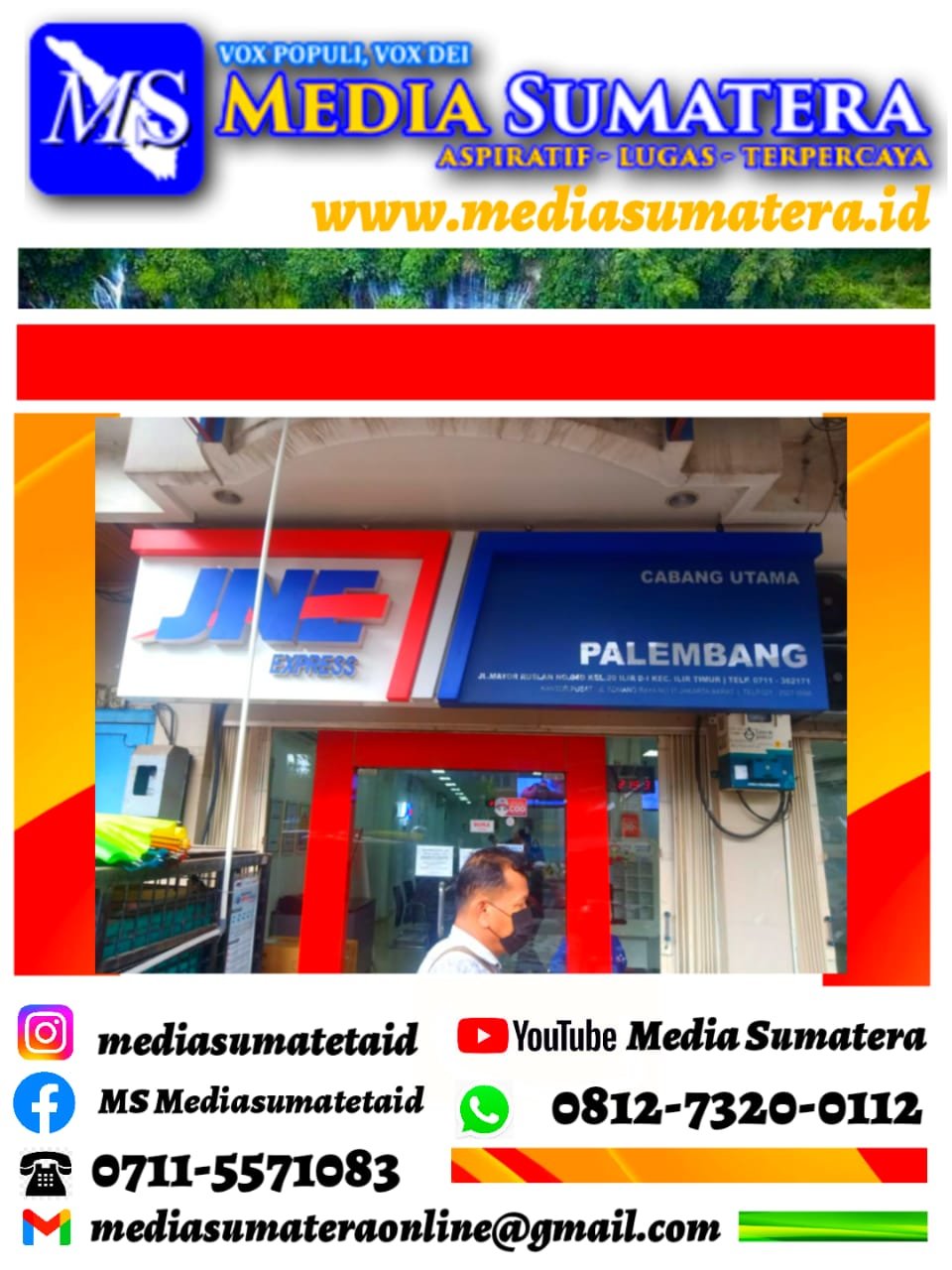 Hotniel Simorangkir : JNE Kota Palembang Belum Ada Tanggung Jawab atas Barang yang Tak Kunjung Tiba Di Tangannya. Hotniel Simorangkir : JNE Kota Palembang Belum Ada Tanggung Jawab atas Barang yang Tak Kunjung Tiba Di Tangannya.