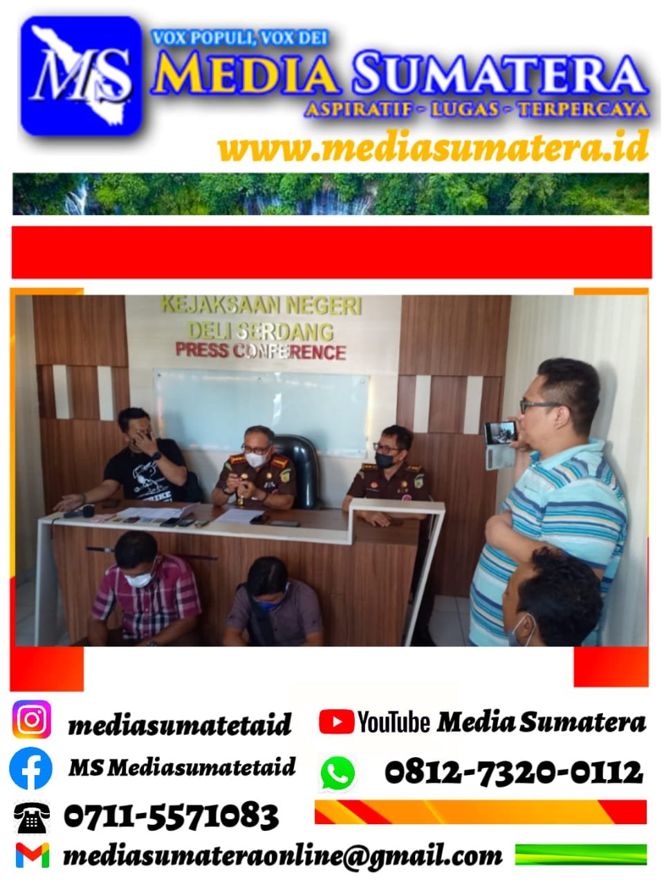 Pecatan Honorer Kejati Sumut Dan Oknum LSM Terjaring Operasi Tangkap Tangan (OTT) Kejari Deli Serdang