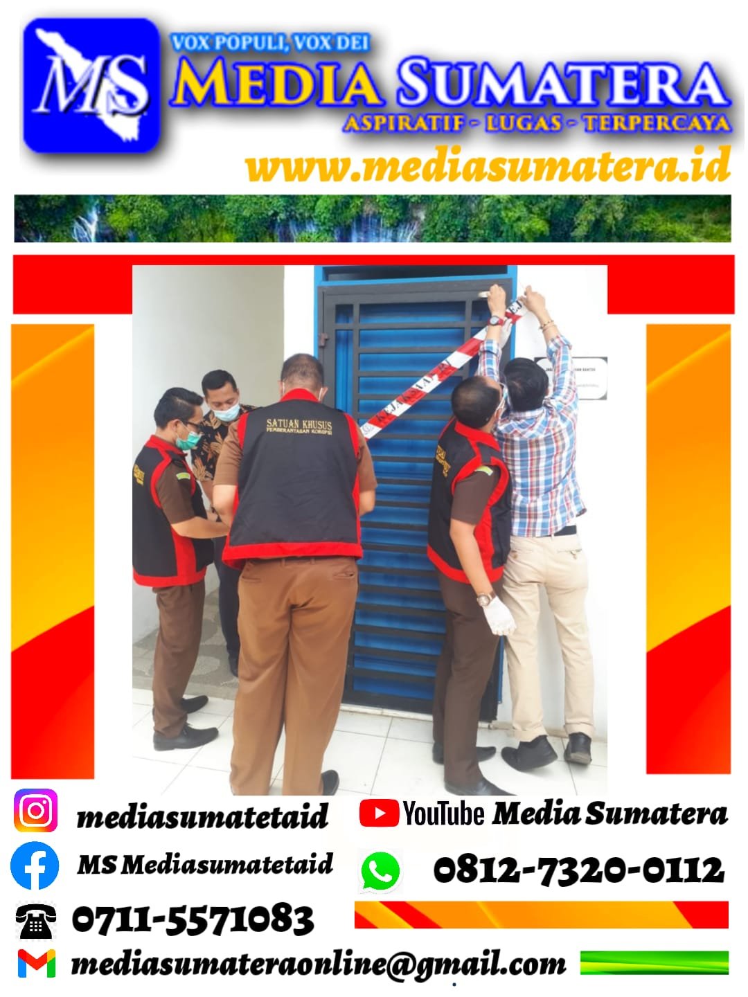 Dugaan Korupsi Pengadaan Tinta Kejari Deli Serdang Geledah Ruangan Dukcapil Deli Serdang