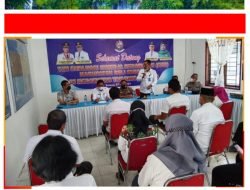 Team Saber pungli Kabupaten Deli Serdang Sosialisasikan Saber Pungli  Di kantor Camat Tanjung Morawa