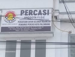 Bentuk Sinergitas, Percasi Kota Palembang Membuka Pendaftaran Bagi Club Catur Yang Ada Di Kota Palembang Untuk Tergabung Ke Percasi