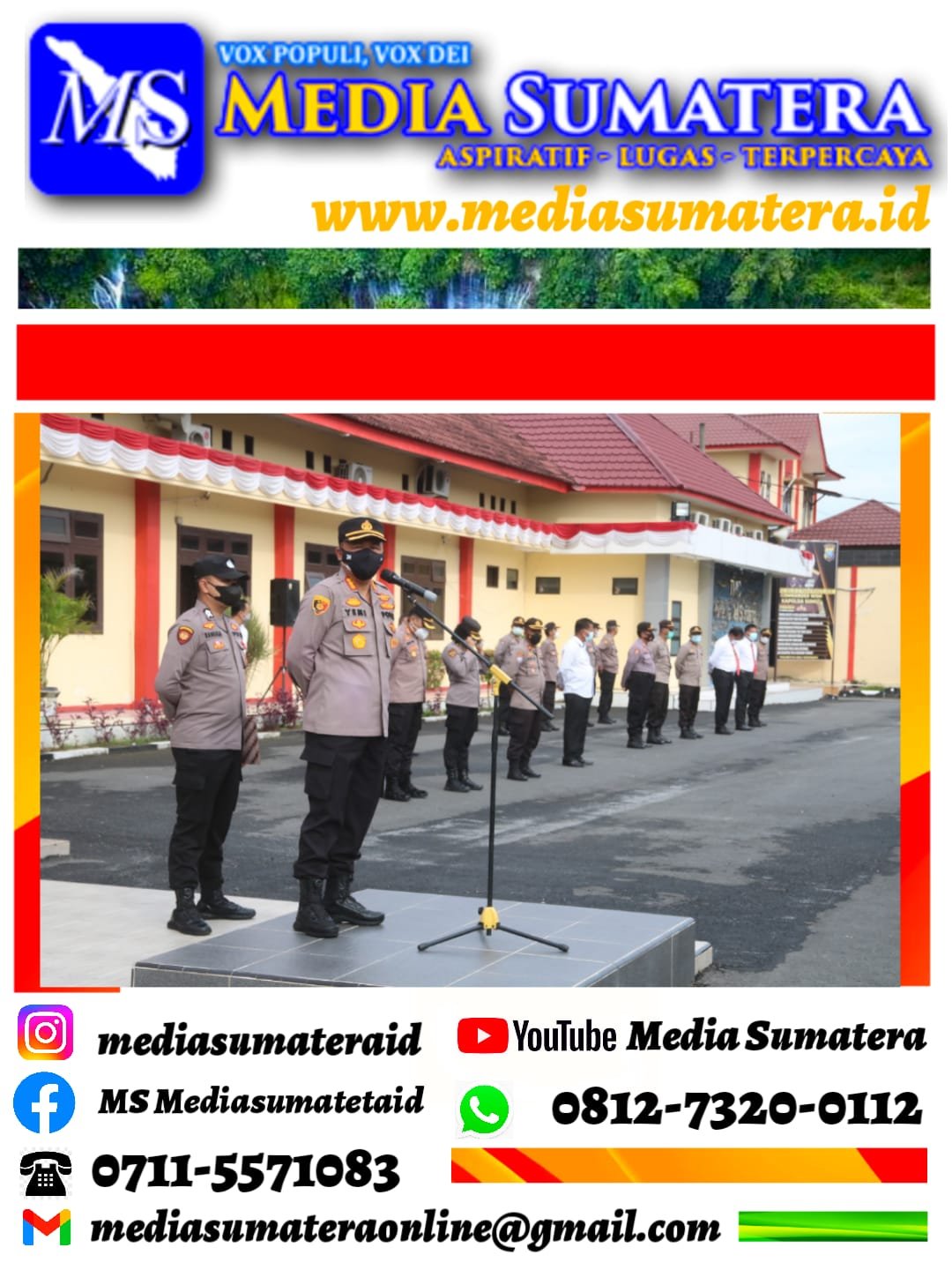 Kapolresta Deli Serdang Bagikan Paket Sembako Kepada Personil Dan Masyarakat Di Masa Pandemi