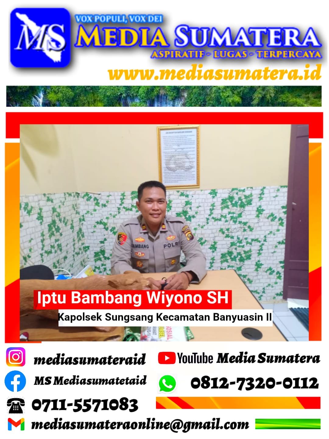 Polsek Sungsang Siap Amankan Pilkades Serentak 2021 Di Wilayah Kecamatan Banyuasin II Dan KAI Polsek Sungsang Siap Amankan Pilkades Serentak 2021 Di Wilayah Kecamatan Banyuasin II Dan KAI