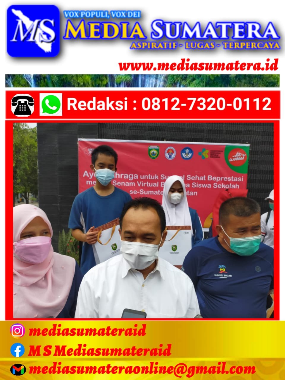 Lounching Gerakan Ayo Sehat Untuk Sumsel Disambut Baik SMAN 1 Palembang Lounching Gerakan Ayo Sehat Untuk Sumsel Disambut Baik SMAN 1 Palembang