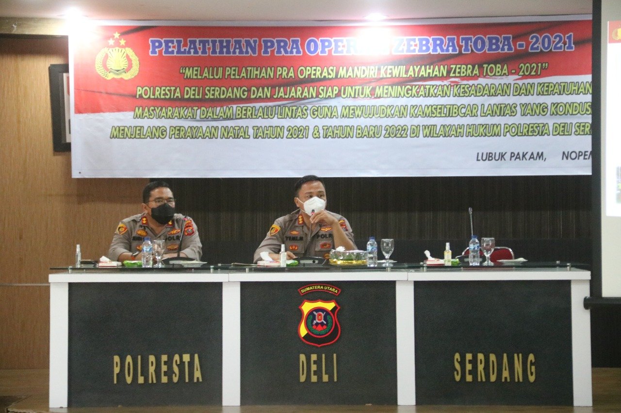 Polresta Deli Serdang Akan Gelar Ops Zebra Toba 2021 Secara Humanis