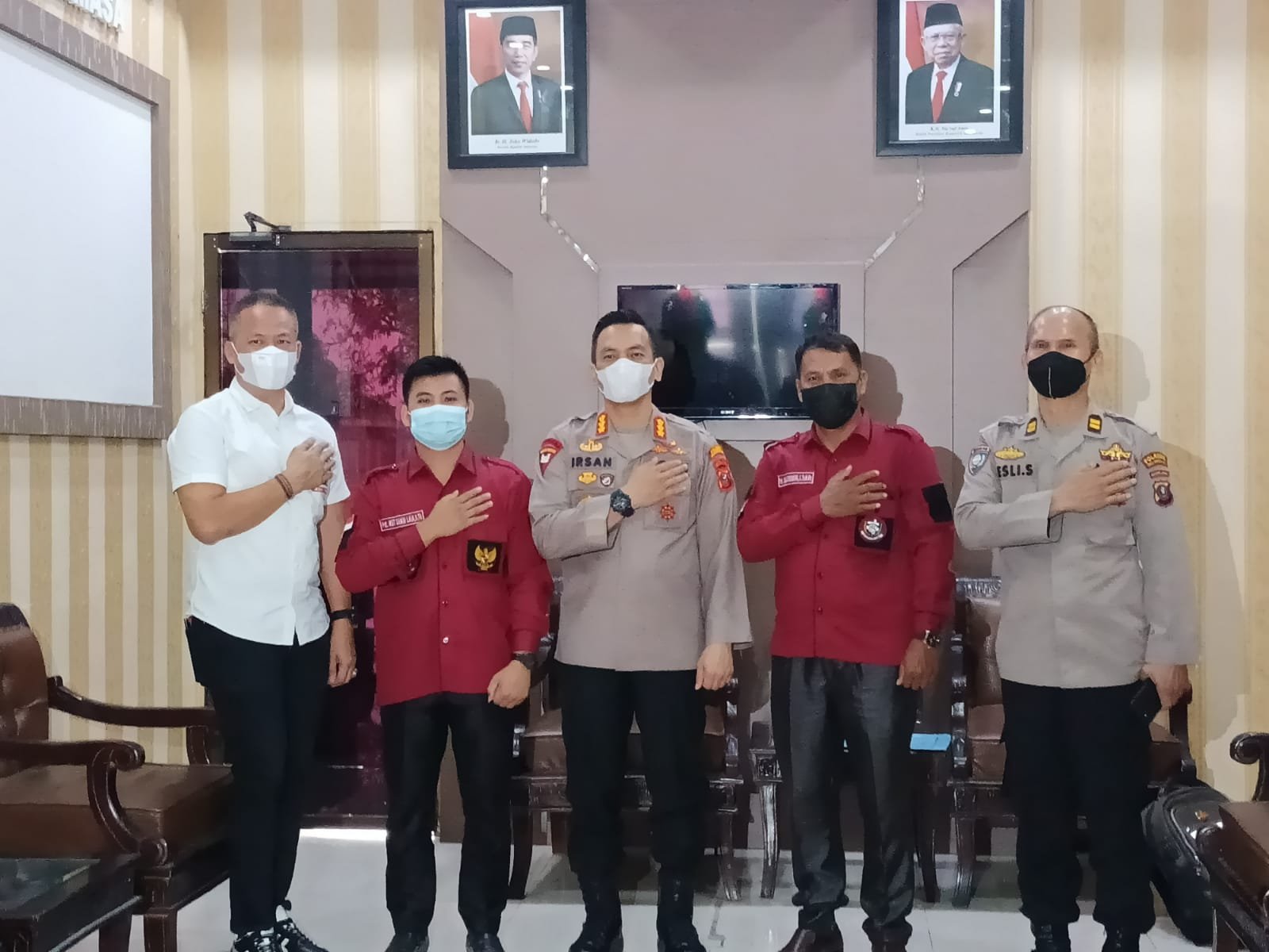 Kapolresta Deli Serdang Sambut Audensi Bina Kerjasama Antar Generasi (BKAG) Deli Serdang