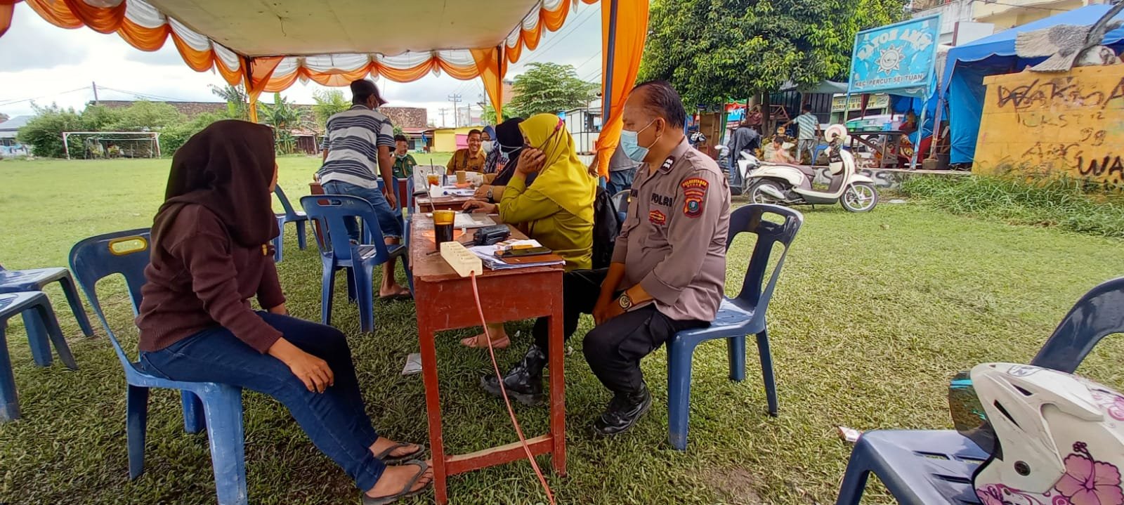 Polsek Percut Sei Tuan Gebyar Vaksin Massal 1,2 Dan 3 Polsek Percut Sei Tuan Gebyar Vaksin Massal 1,2 Dan 3