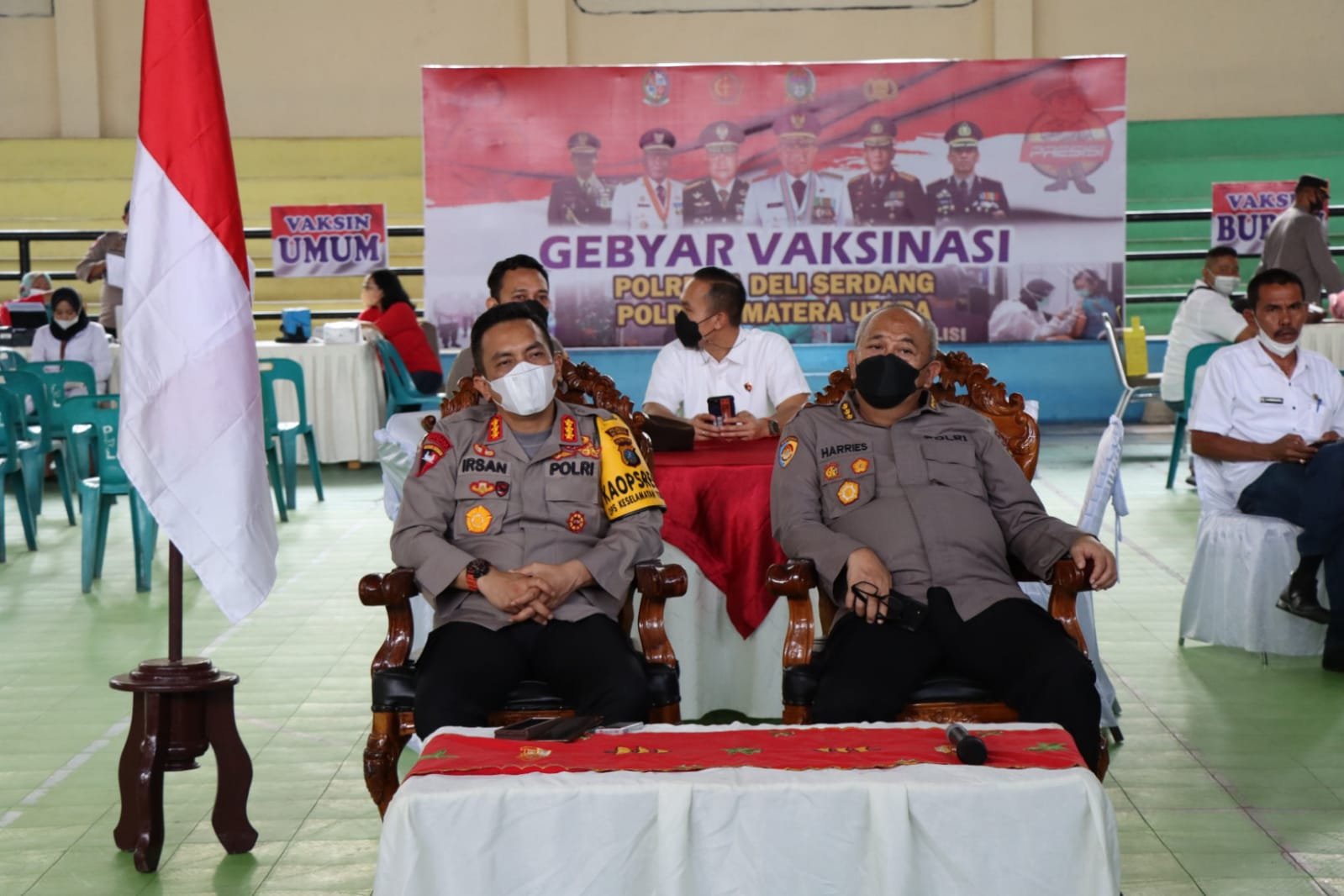 Polresta Deli Serdang Terus Gelar Akselerasi Percepatan Vaksinasi Polresta Deli Serdang Terus Gelar Akselerasi Percepatan Vaksinasi