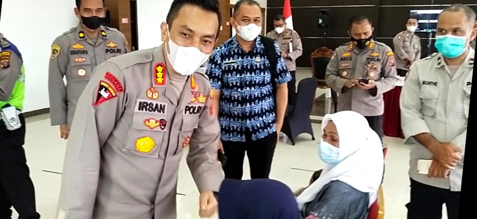 Polresta Deli Serdang Gencar Operasi Yustisi, Kejar Percepatan Vaksinasi