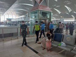 Personil Polsek Kawasan Bandara KNIA Rutin Giat Patroli Yustisi