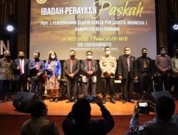 Kapolresta Deli Serdang Hadiri Perayaaan Paskah Persekutuan Gereja-Gereja Pentakosta Indonesia Deli Serdang