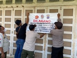 Polresta Deli Serdang, Sat Pol PP Beserta TNI Tenertiban Lokasi Perjudian