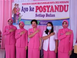 Ketua Bhayangkari Polda Sumut Kunker Ke Polresta Deli Serdang