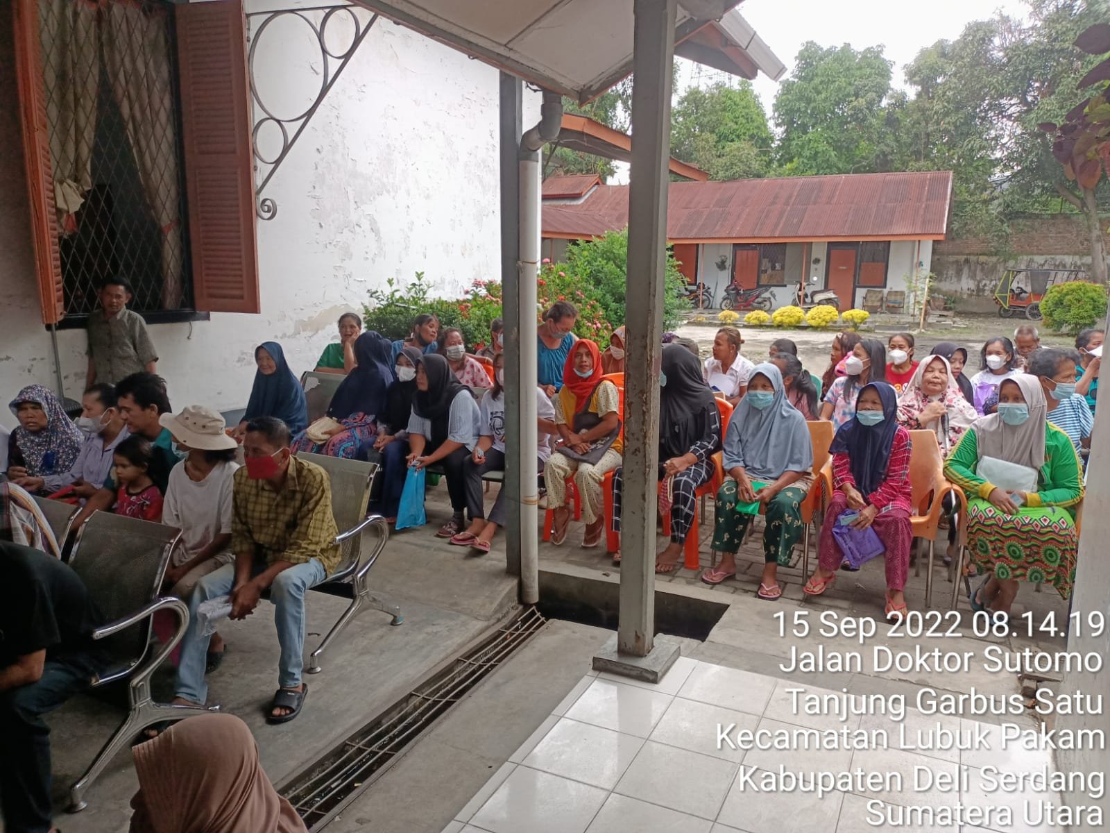 Polsek Lubuk Pakam Giat Monitoring Pembagian BLT BBM