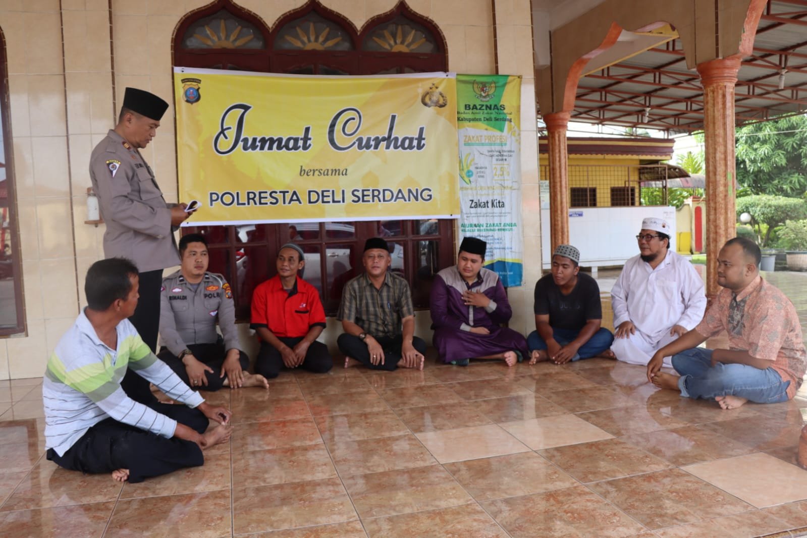 Polresta Deli Serdang Gelar Jumat Curhat